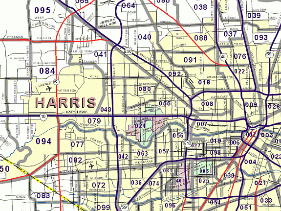 Granderberts Houston Zip Code Maps