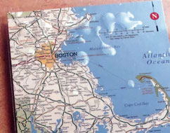 Map laminated